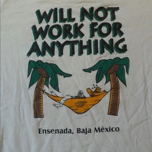 Ensenada Mex tourist shirt, sz L